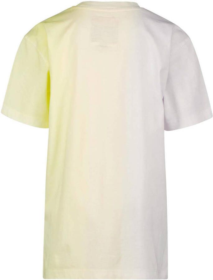 VINGINO T-shirt JOP licht neon geel lila Jongens Katoen Ronde hals Meerkleurig 116 - Foto 2