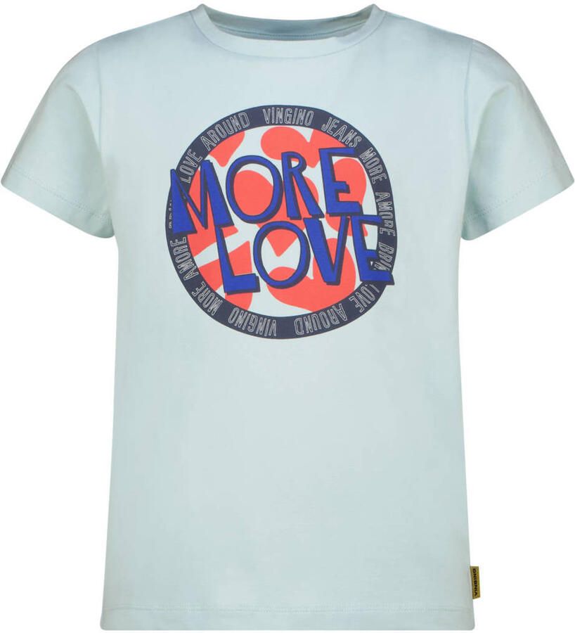 Vingino T-shirt lichtblauw