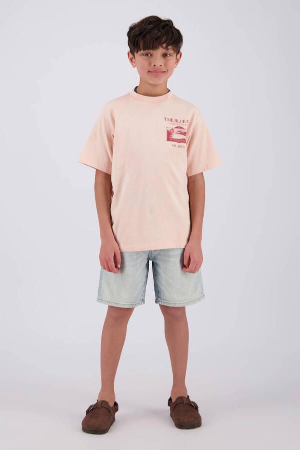 Vingino T-shirt met backprint beige