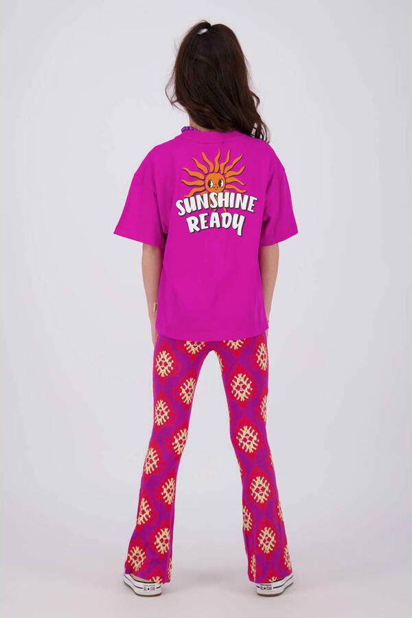 Vingino T-shirt met backprint fuchsia - Foto 2