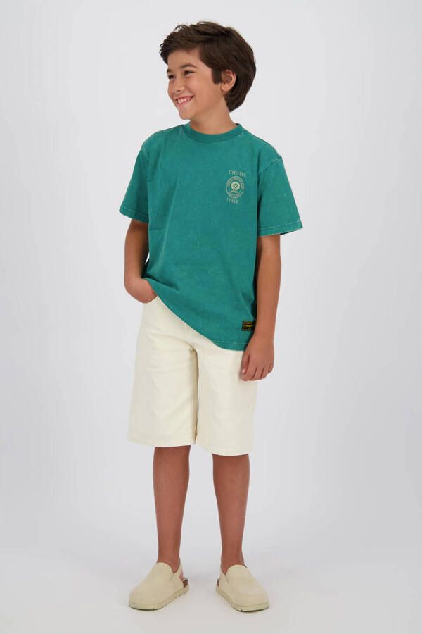 Vingino T-shirt met backprint groen