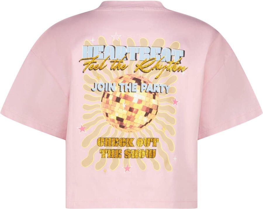 Vingino T-shirt met backprint lichtroze - Foto 2
