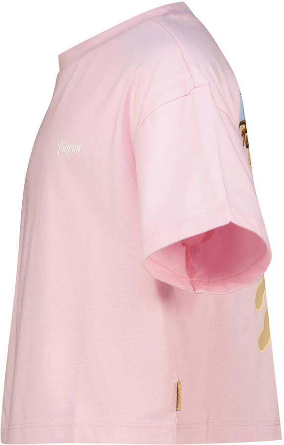 Vingino T-shirt met backprint lichtroze - Foto 3