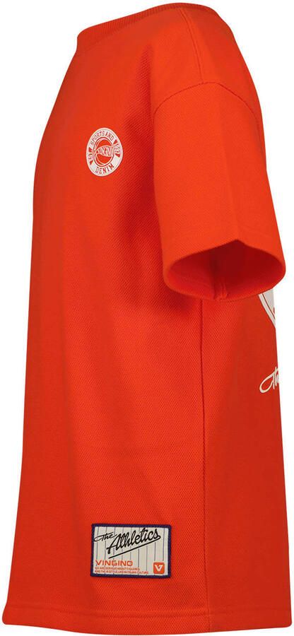 Vingino T-shirt met backprint rood - Foto 3
