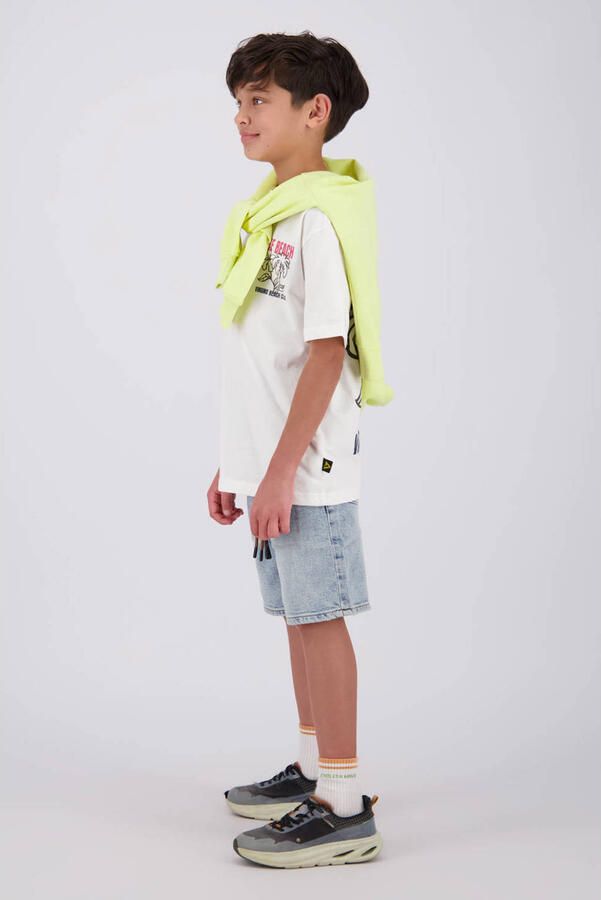 Vingino T-shirt met backprint wit - Foto 2