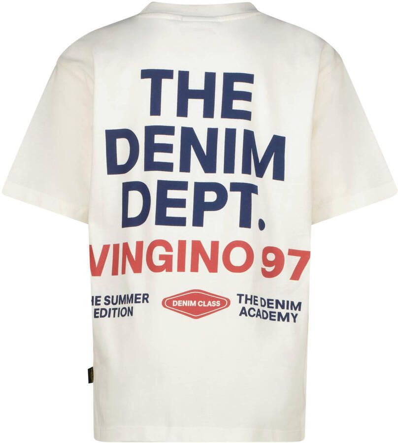 Vingino T-shirt met backprint wit - Foto 2