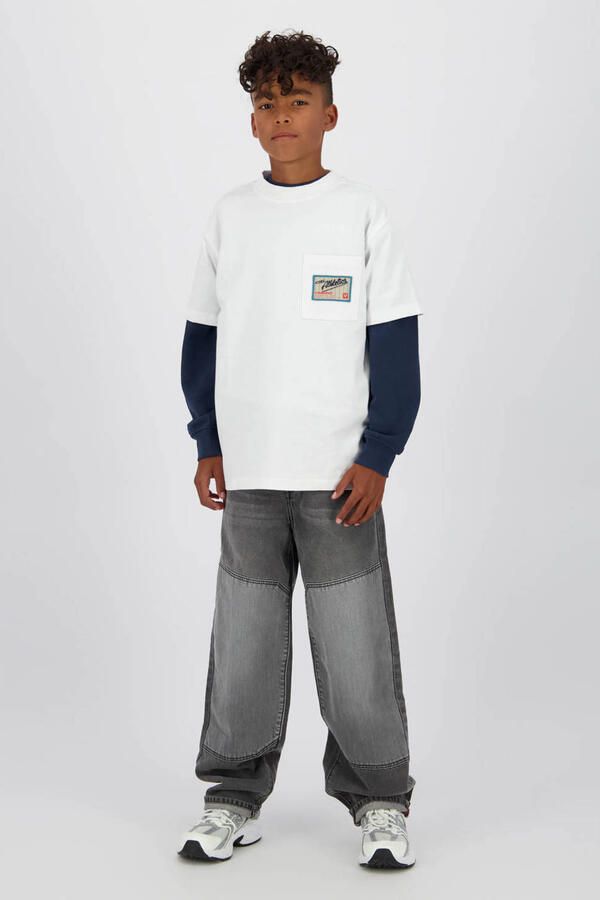 Vingino T-shirt met backprint wit