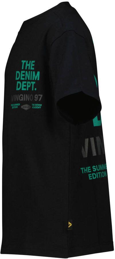 Vingino T-shirt met backprint zwart - Foto 2
