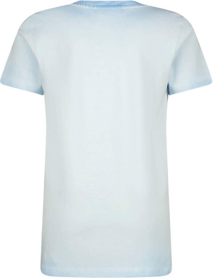 VINGINO T-shirt met tekst lichtblauw Jongens Katoen Ronde hals Tekst 164 - Foto 3