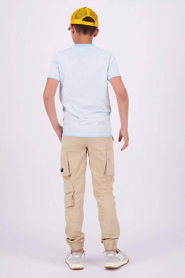 VINGINO T-shirt met tekst lichtblauw Jongens Katoen Ronde hals Tekst 164 - Foto 2