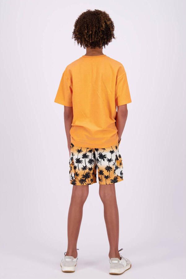 VINGINO T-shirt oranje Jongens Stretchkatoen Ronde hals Effen 128