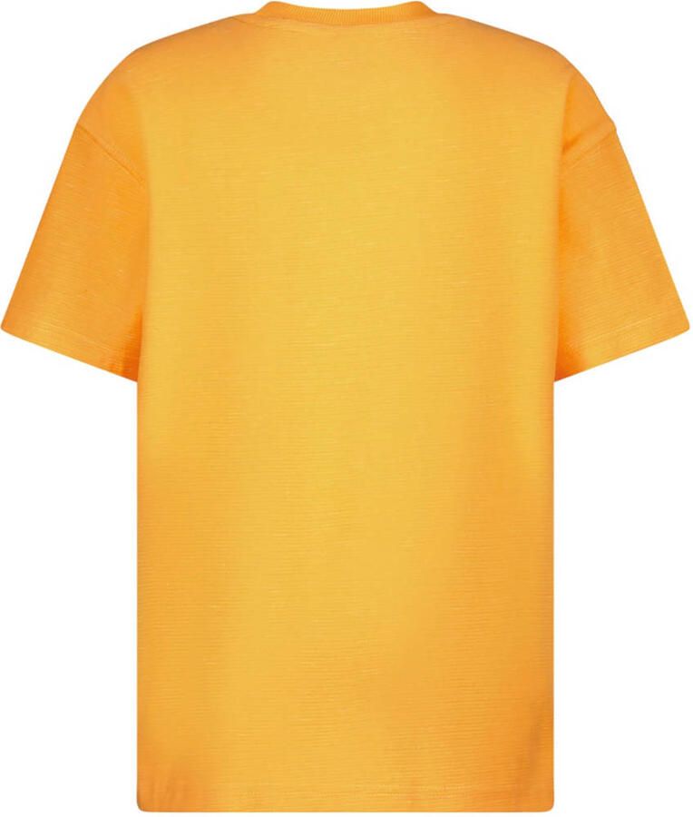 VINGINO T-shirt oranje Jongens Stretchkatoen Ronde hals Effen 128 - Foto 2