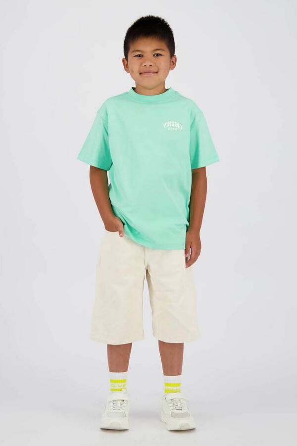 VINGINO Jongens Polo's & T-shirts Icon-boxy-ss Mint - Foto 3