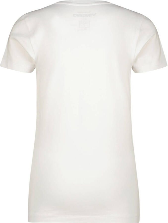 VINGINO Jongens Polo's & T-shirts Basic V Neck Wit - Foto 3