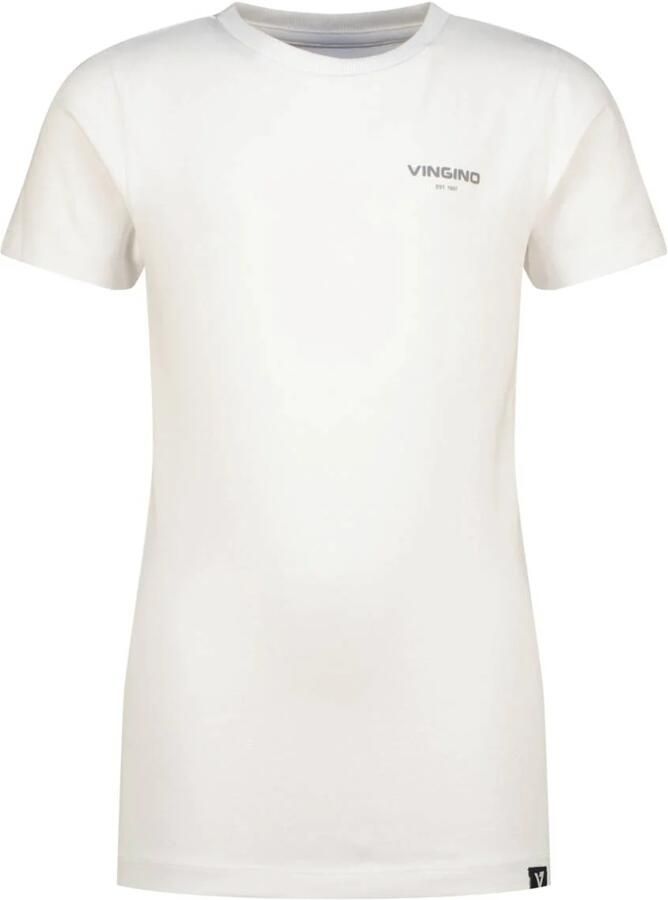 VINGINO Jongens Polo's & T-shirts Basic Round Neck Wit - Foto 5