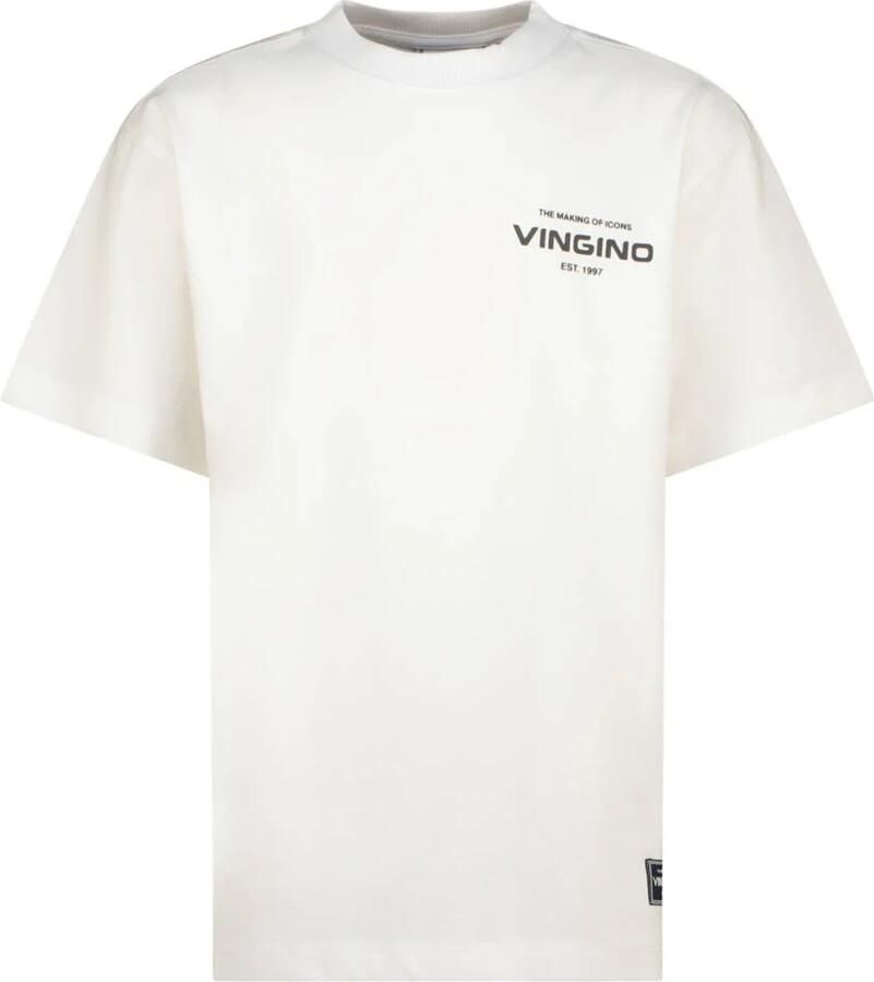 VINGINO Jongens Polo's & T-shirts Basic Oversized Wit - Foto 5