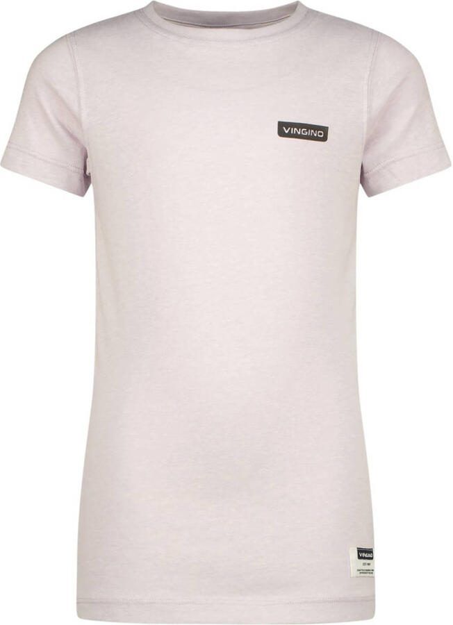VINGINO T-shirt zachtlila Paars Jongens Katoen Ronde hals Effen 140