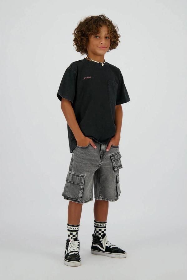 VINGINO Jongens Polo's & T-shirts Harmony Zwart - Foto 3