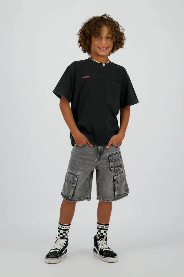 VINGINO Jongens Polo's & T-shirts Harmony Zwart - Foto 4