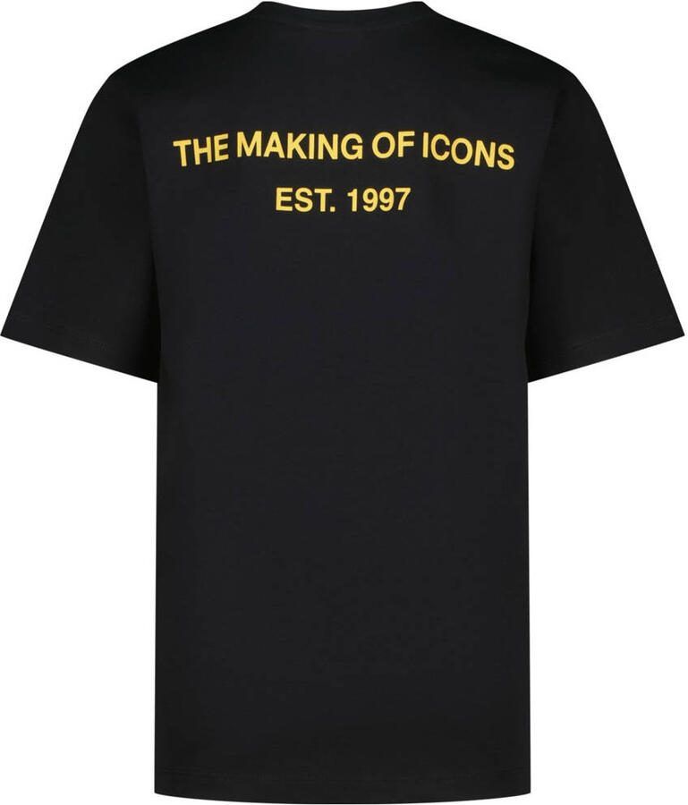 Vingino T-shirt met backprint zwart