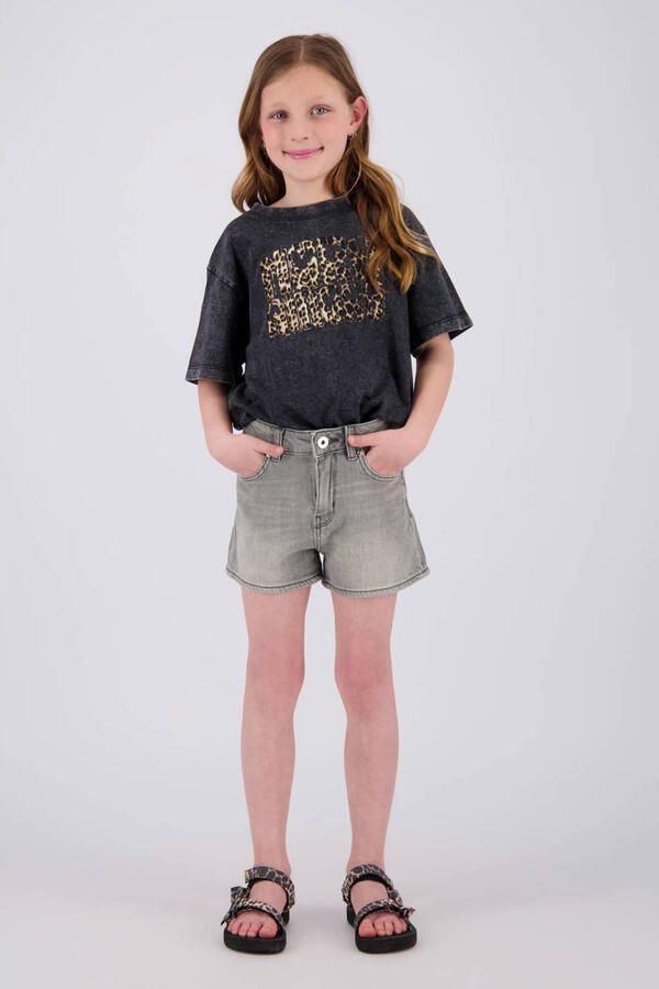 Vingino regular short grey denim