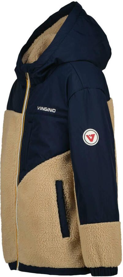 Vingino teddy winterjas zand - Foto 3