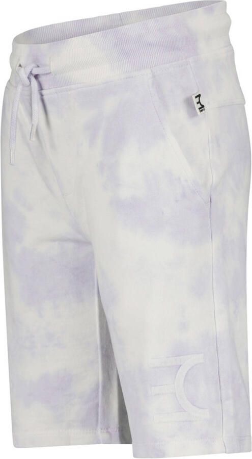 VINGINO tie-dye short paars wit Korte broek Jongens Katoen Tie-dye 176 - Foto 3