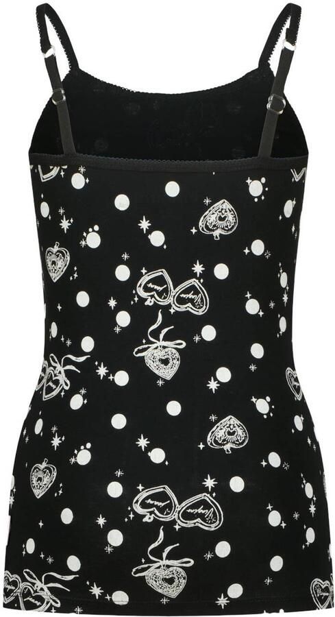 Vingino top en hipster met print zwart Top + short Meisjes Stretchkatoen Ronde hals - Foto 2