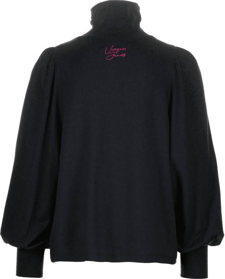 VINGINO top Jonny met printopdruk zwart Meisjes Viscose Col Printopdruk 116 - Foto 2