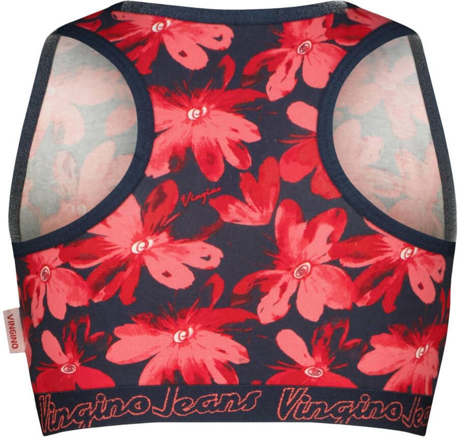 Vingino tops en boxershorts met print rood zwart (set van 3) - Foto 3