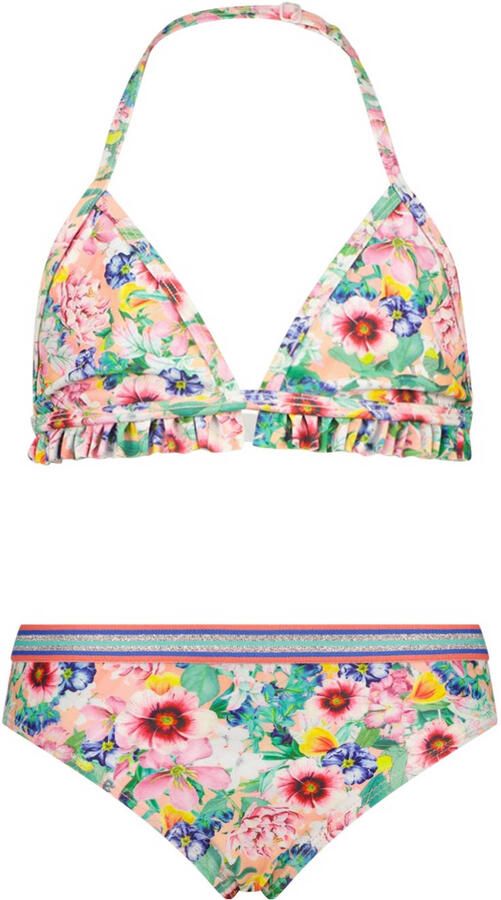 VINGINO triangel bikini Zohara roze Meisjes Polyester Bloemen 176