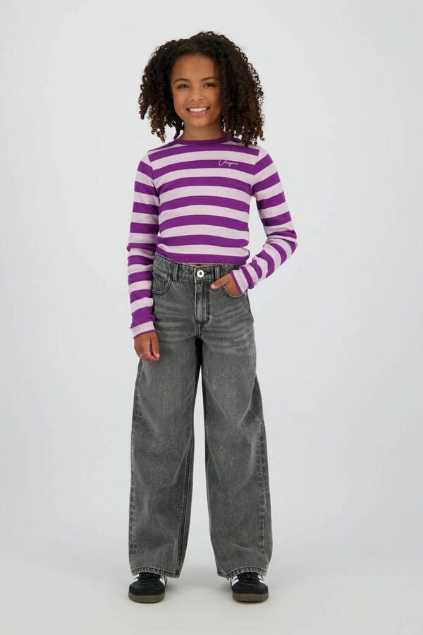 Vingino wide leg baggy jeans black denim
