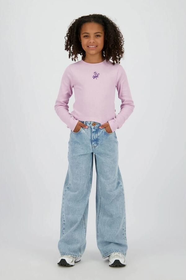 Vingino wide leg baggy jeans light blue denim