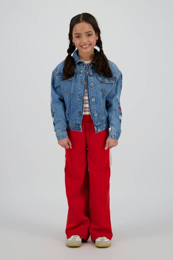 Vingino wide leg broek rood - Foto 1
