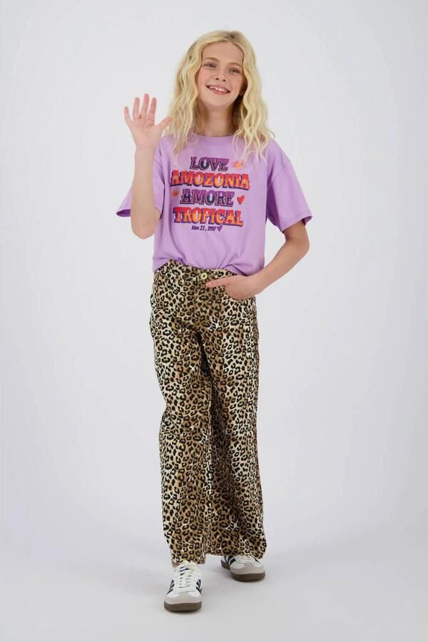 VINGINO Meisjes Broeken Cassie Leopard Bruin - Foto 6