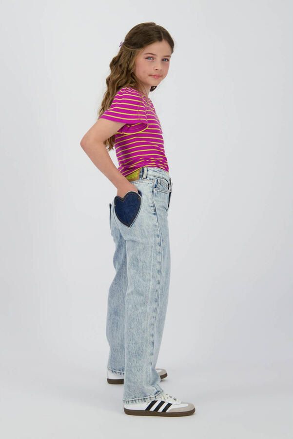 VINGINO Meisjes Jeans Cato Heart Lichtblauw - Foto 4
