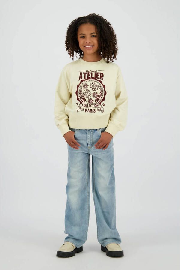 Vingino wide leg jeans light blue denim
