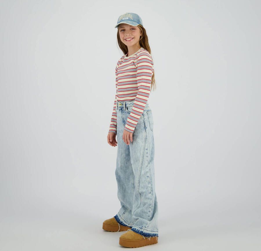 VINGINO Meisjes Jeans Cassie Seam Lichtblauw - Foto 4