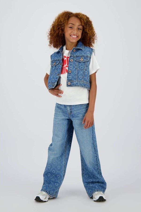 Vingino wide leg jeans medium blue denim - Foto 2