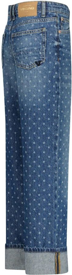 Vingino wide leg jeans medium blue denim - Foto 6