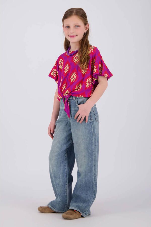 Vingino wide leg jeans medium blue denim - Foto 3