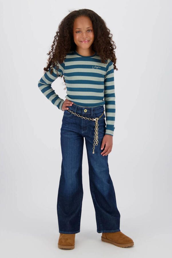 Vingino wide leg wide leg jeans dark blue denim