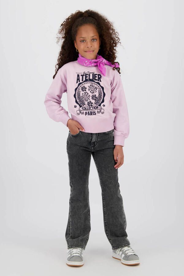 Vingino wide leg wide leg jeans grey denim