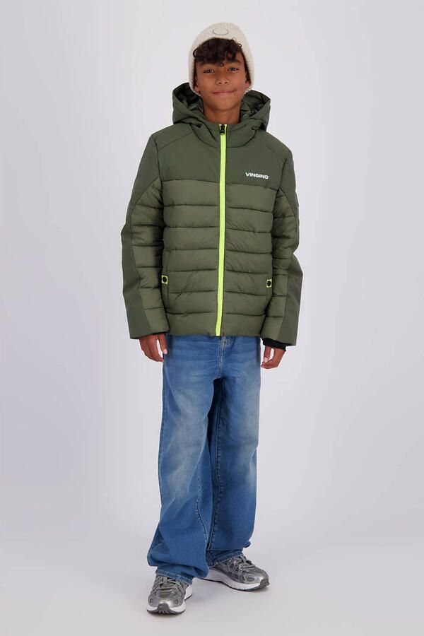 Vingino winterjas donkergroen