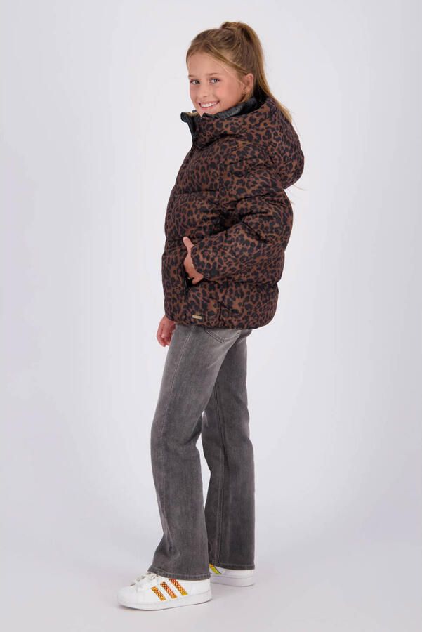 Vingino winterjas met panterprint bruin - Foto 5