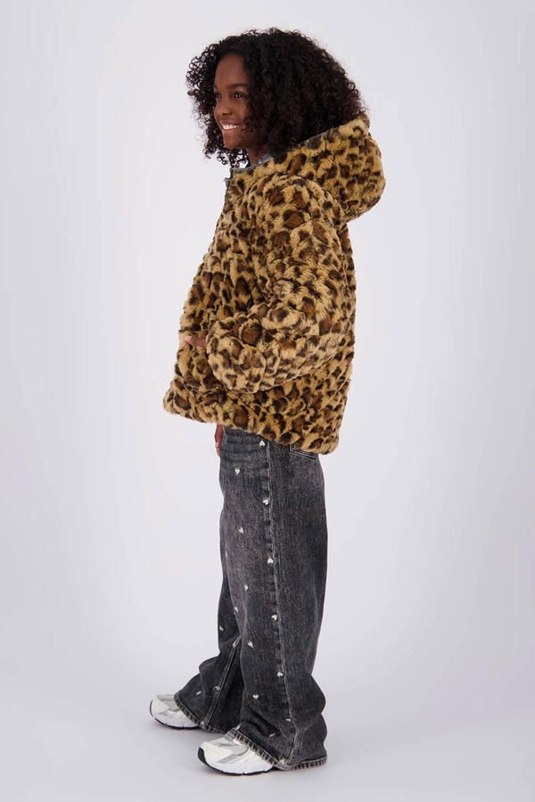 Vingino winterjas met panterprint bruin - Foto 3