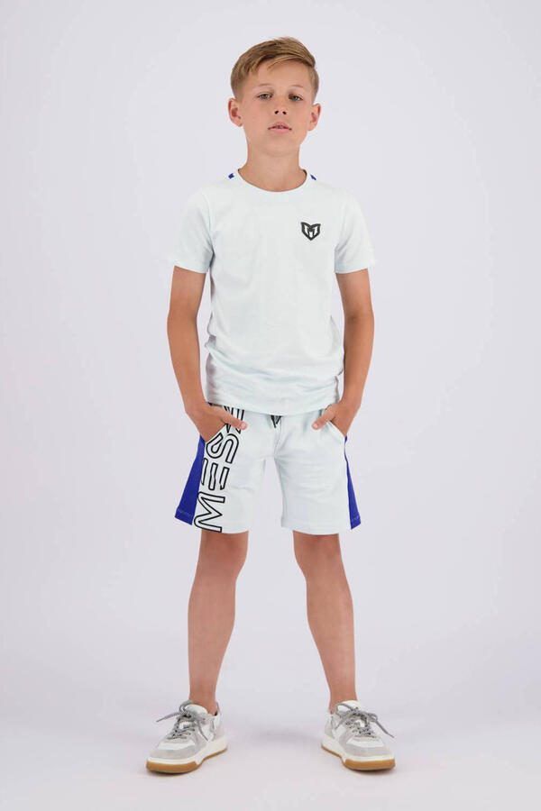 VINGINO x Messi T-shirt Jacko met backprint lichtblauw hardblauw Jongens Stretchkatoen Ronde hals 152 - Foto 3