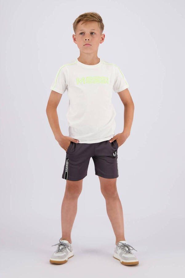 VINGINO x Messi T-shirt Jaxe met logo wit Jongens Stretchkatoen Ronde hals 128 - Foto 2