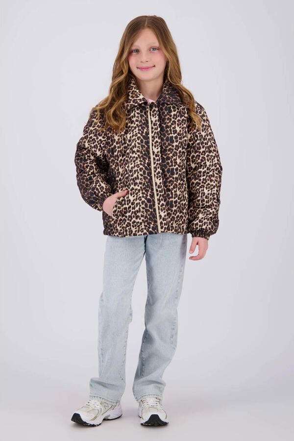 Vingino zomerjas met panterprint bruin