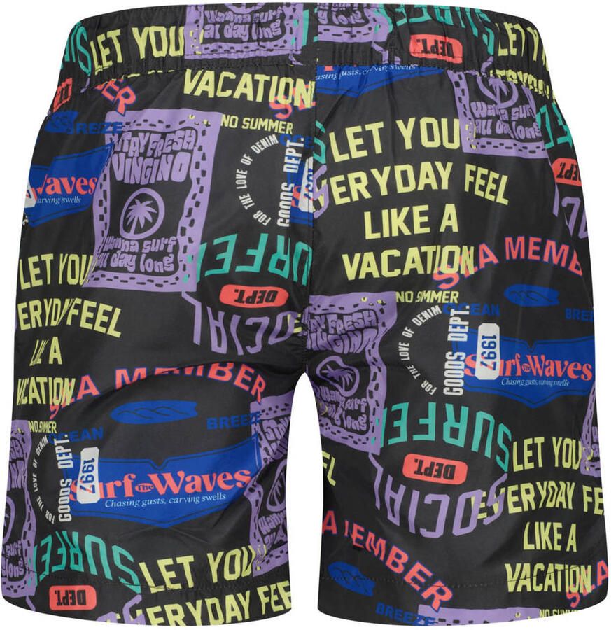 Vingino zwemshort donkergrijs multicolor - Foto 2